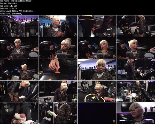 Domina Kate - Tubed and breathless 1-4 Domina Kate - Tubed and breathless 1-4