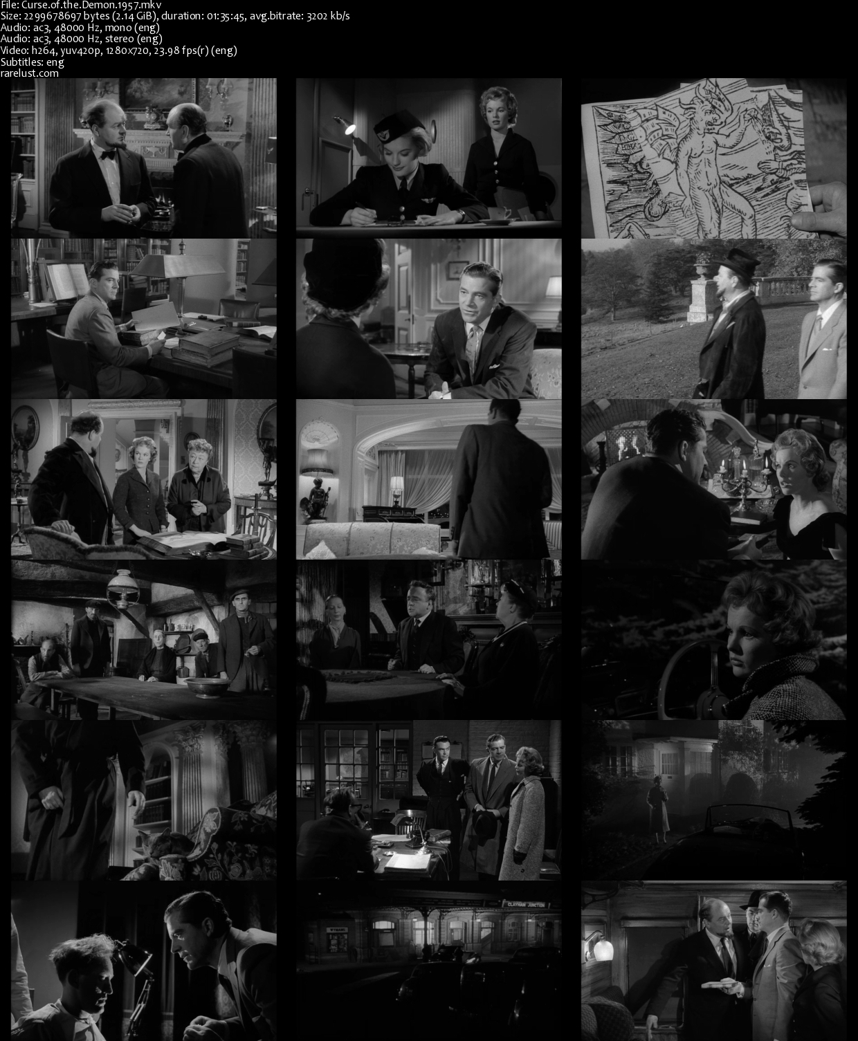 Curse of the Demon (1957) Rarelust