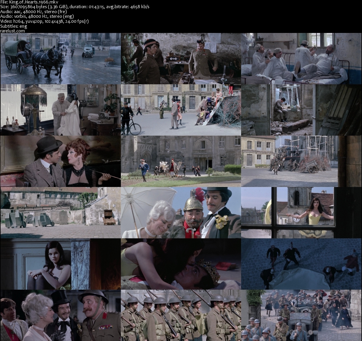 King of Hearts (1966) Rarelust