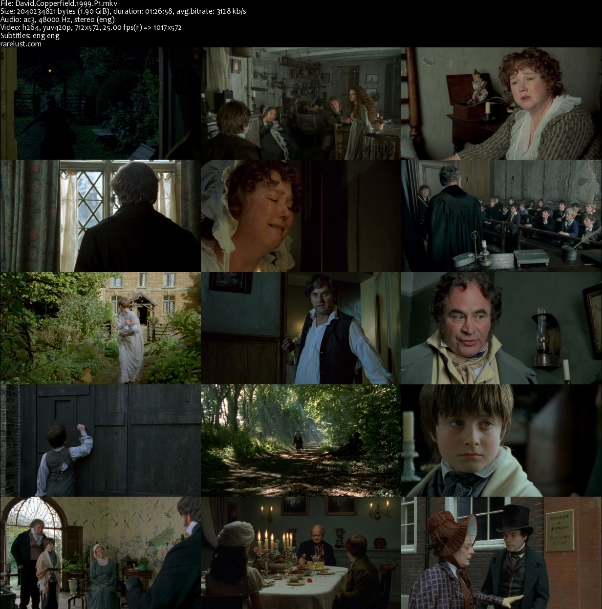 David Copperfield TV Mini Series (19992000) Rarelust