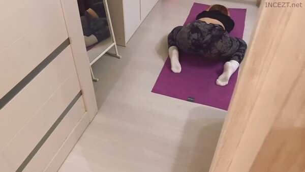 Daddy Spy Fucked Tight Cute Pussy After Workout HD