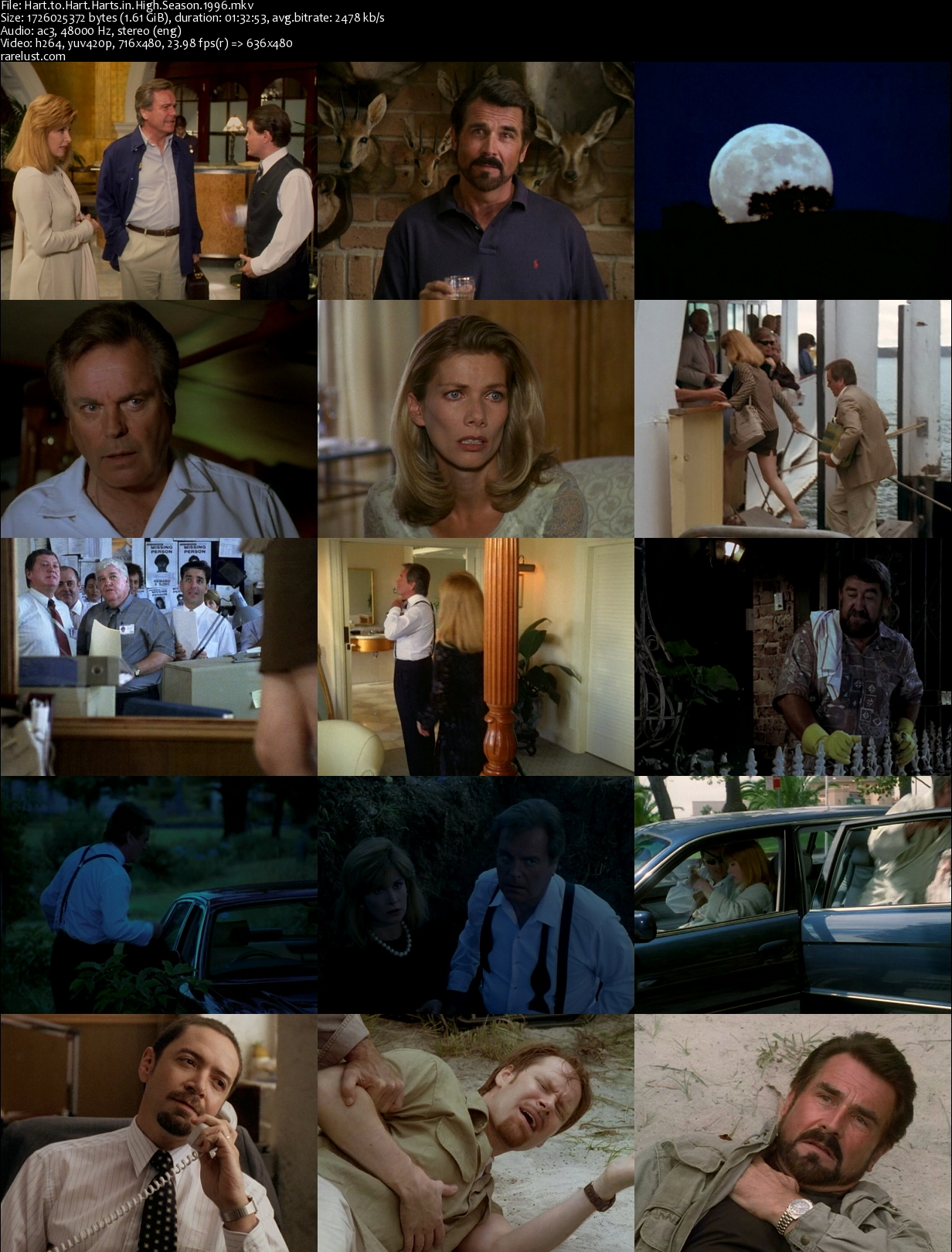 Hart to Hart Harts in High Season (1996) Rarelust