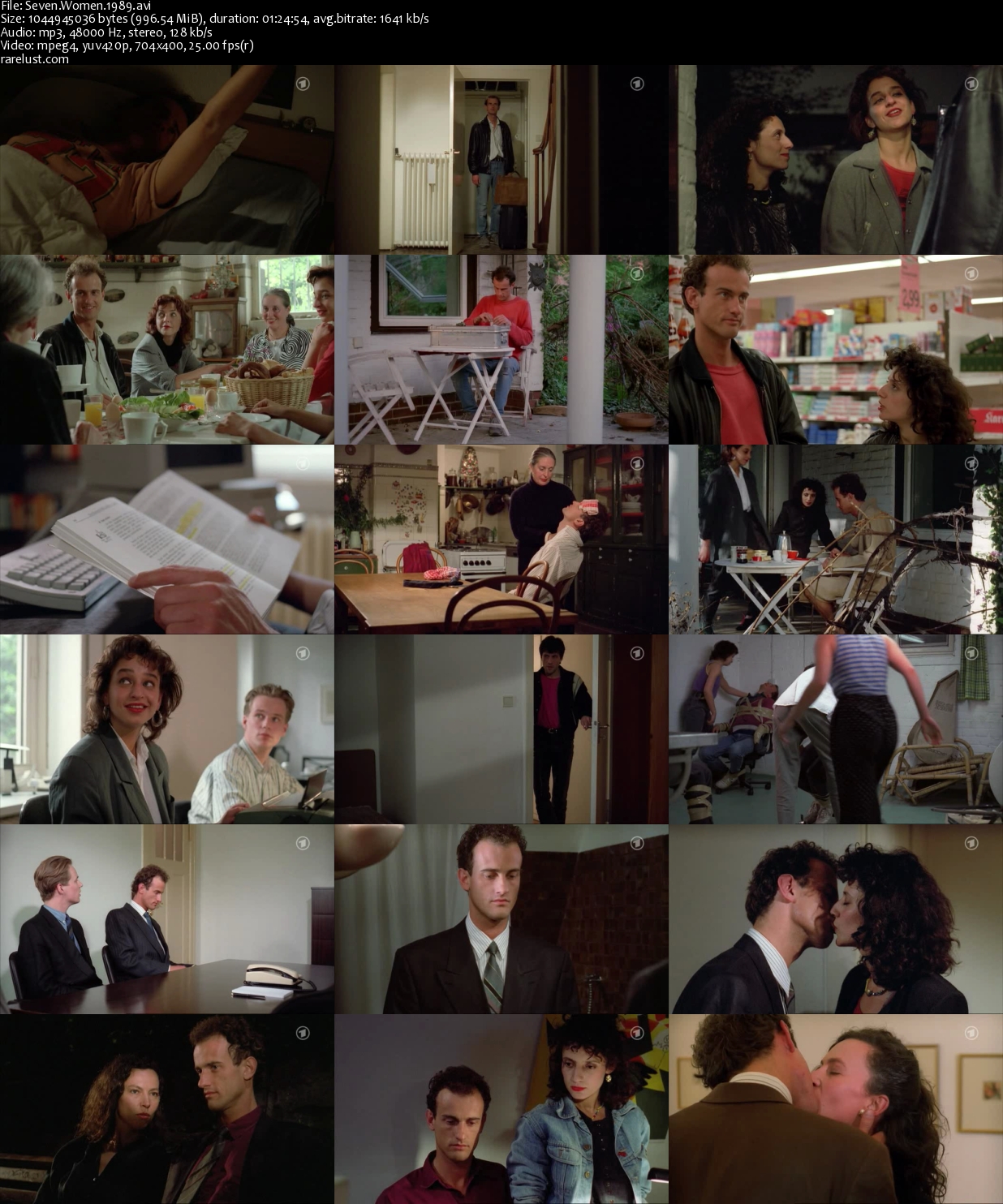 Seven Women (1989) Rarelust